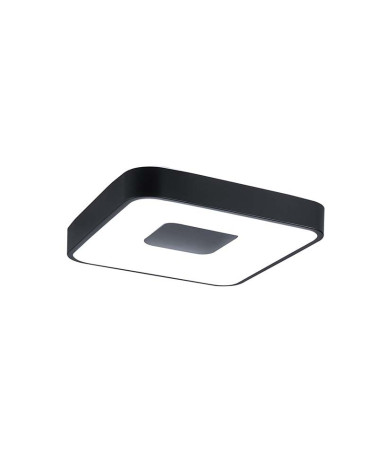 Plafón cuadrado 34cm LED inteligente 56W regulable CCT 2700K-4000K-5000K en color blanco, negro o dorado
