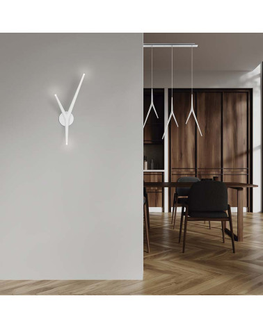 Aplique de pared LED 5,5W 3000K ramificado de diseño orgánico en acabado blanco, negro o dorado