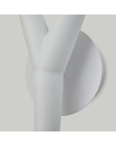 Aplique de pared LED 5,5W 3000K ramificado de diseño orgánico en acabado blanco, negro o dorado
