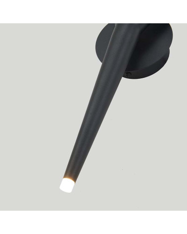 Aplique de pared LED 5,5W 3000K ramificado de diseño orgánico en acabado blanco, negro o dorado