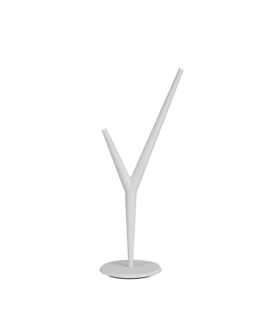 4W 3000K LED table lamp with an organic branched design, available in white, black or gold finish