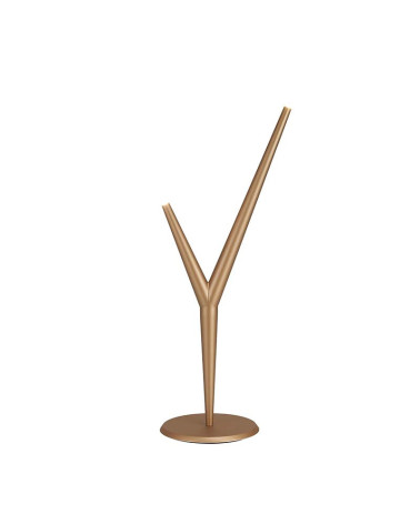 4W 3000K LED table lamp with an organic branched design, available in white, black or gold finish