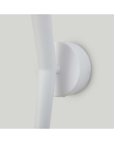 6W LED wall light with warm uplight 3000K in a stylized white, black or gold branch design