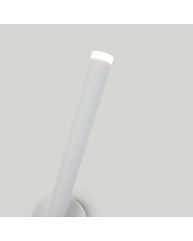 Aplique LED 6W de luz cálida ascendente 3000K diseño de rama blanca, negra o dorada estilizada