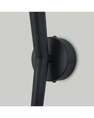 6W LED wall light with warm uplight 3000K in a stylized white, black or gold branch design