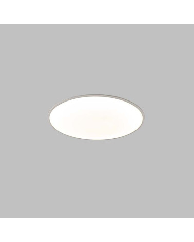 Ø25cm LED ceiling light 16W circular ultra-thin 3000K-4000K-5000K white finish
