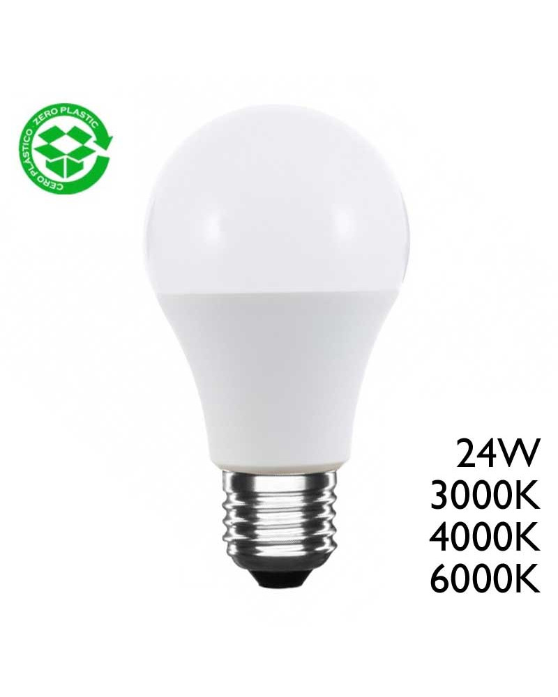 Standard LED Bulb E27 24W 3000K 4000K 6000K A70