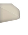 Plafón LED cuadrado plano 40cm acabado blanco 45W 5000K 3000Lm