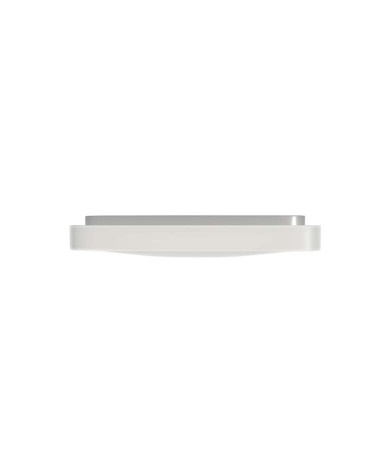 Plafón LED cuadrado plano 40cm acabado blanco 45W 5000K 3000Lm