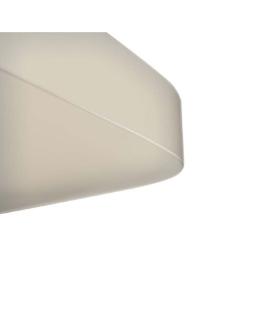 Plafón LED cuadrado plano 30cm acabado blanco 30W 5000K 2000Lm