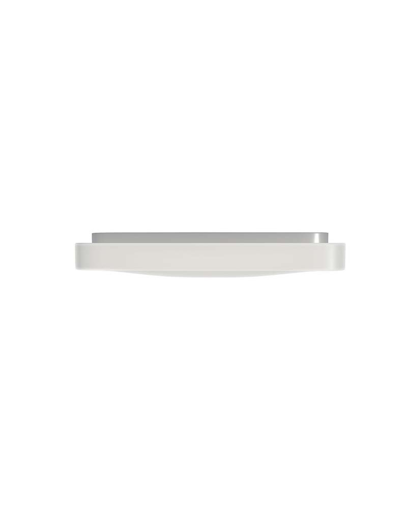 Plafón LED cuadrado plano 30cm acabado blanco 30W 5000K 2000Lm