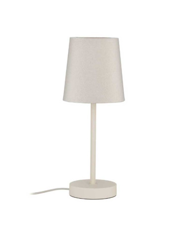 Lámpara de mesa nórdica gris o arena 15,5cm 20W E27