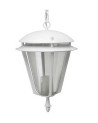 Farol colgante de exterior 100W E27 aluminio blanco