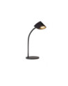 Lámpara de sobremesa 44cm para lectura LED 8,5W 3000K diseño contemporáneo minimalista en negro