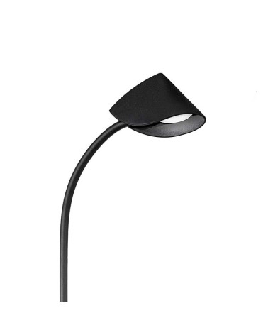 56cm LED reading table lamp, 8.5W 3000K, minimalist contemporary design in black