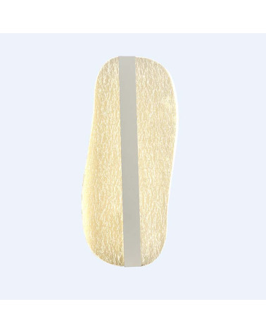 Aplique de pared LED 15W 3000K panel ondulado texturizado de 45cm acabado en blanco