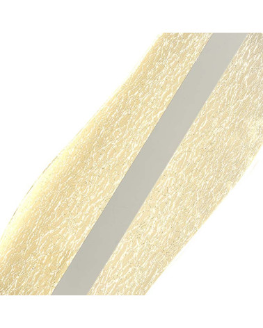 Aplique de pared LED regulable 15W 3000K panel ondulado texturizado de 45cm acabado en blanco