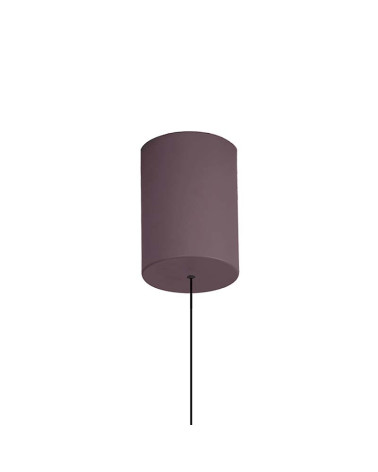 48cm LED 16W pendant lamp, flared design with up and down system, 3000K and coffee finish