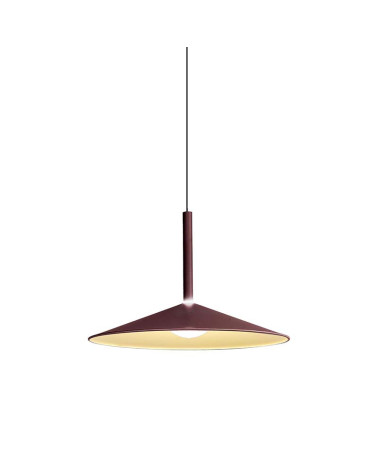 32cm LED 9W pendant lamp, flared design with up and down system, 3000K and coffee finish