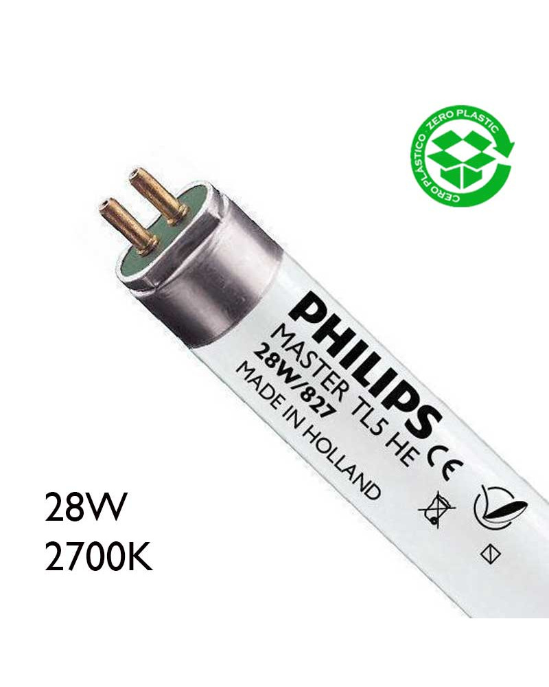 Tubo fluorescente PHILIPS 28W/827 TL5 HE 115cm