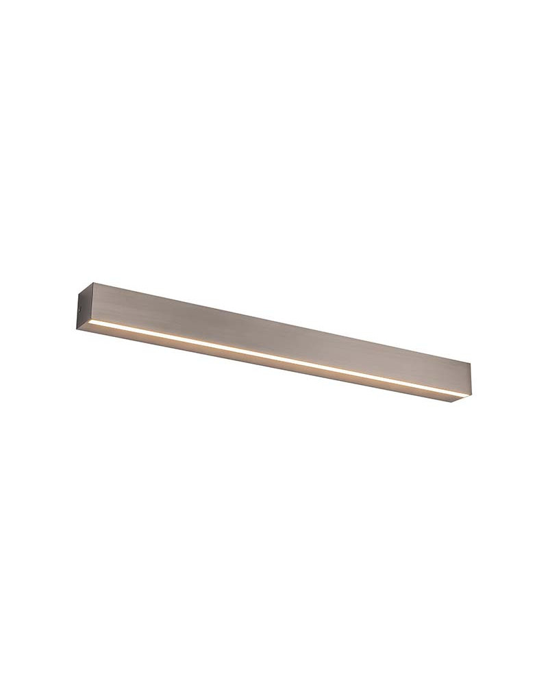 Aplique de pared lineal 60cm LED 24W 3000K luz hacia arriba y abajo acabado en elegante gris