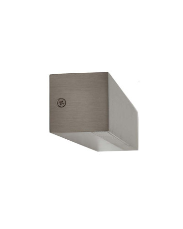 Aplique de pared lineal 60cm LED 24W 3000K luz hacia arriba y abajo acabado en elegante gris