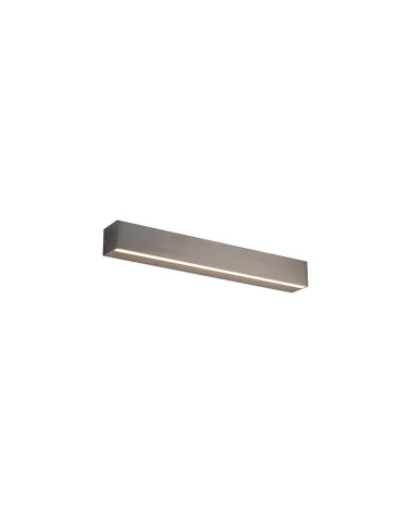 Linear wall light 40cm LED 17W 3000K up and down light, elegant grey finish