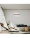 Aplique de pared lineal 40cm LED 17W 3000K luz hacia arriba y abajo acabado en elegante gris