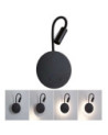 Aplique recargable negro flexible 2700K 80lm regulable