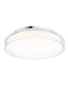Plafón 35cm LED 16,5W 3000K 1800Lm cristal cromado IP44