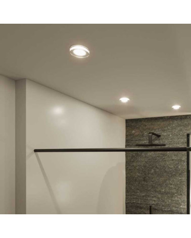 Foco empotrable cristal 9cm GU10 max 35W IP65