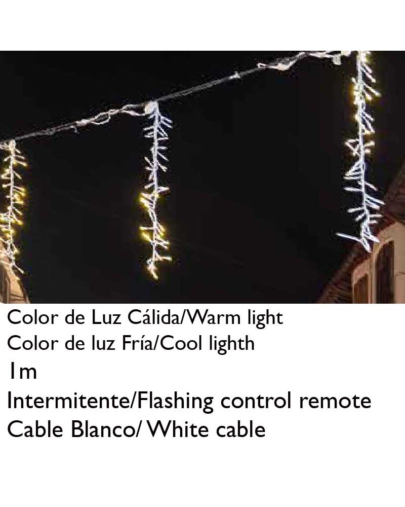 Cluster 1 meter cable white, bright or cold