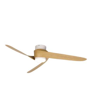 Plafón ventilador 24W Ø122cm con luz LED control remoto REGULABLE temperatura luz 2700K-5000K
