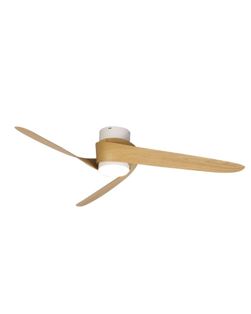 Plafón ventilador 24W Ø122cm con luz LED control remoto REGULABLE temperatura luz 2700K-5000K