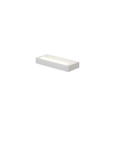 Aplique 24cm LED 20W estilo lineal CCT 2700K-3200K-4000K luz arriba y abajo en acabado aluminio blanco o negro