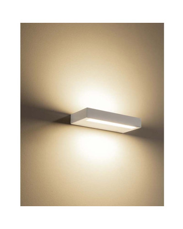 Aplique 39cm LED 30W estilo lineal CCT 2700K-3200K-4000K luz arriba y abajo en acabado aluminio blanco o negro
