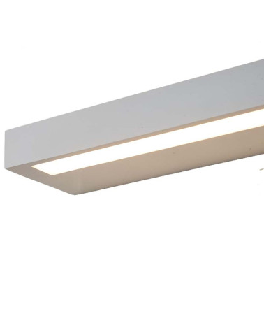 52cm LED 40W linear style wall light CCT 2700K-3200K-4000K up and down light in white or black aluminum finish