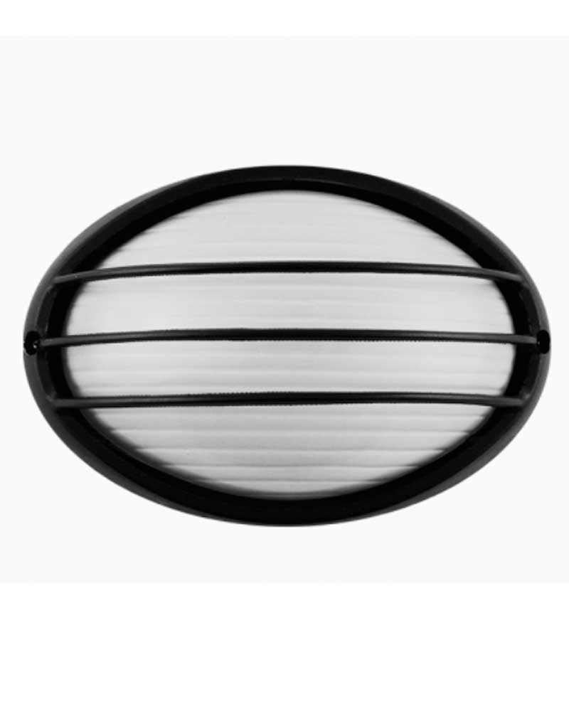 Aplique de exterior de aluminio y cristal reja E27 90W IP54