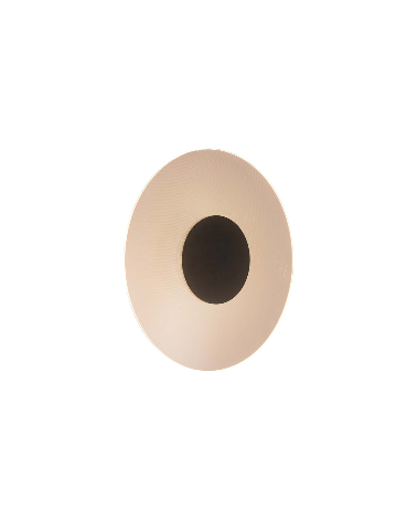 18W LED wall light, modern eclipse design, 50cm, in white or black finish, 3000K and 1440Lm