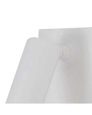 Aplique de lectura LED acabado blanco o negro mate con base rectangular e interruptor  3W 3000K 210Lm