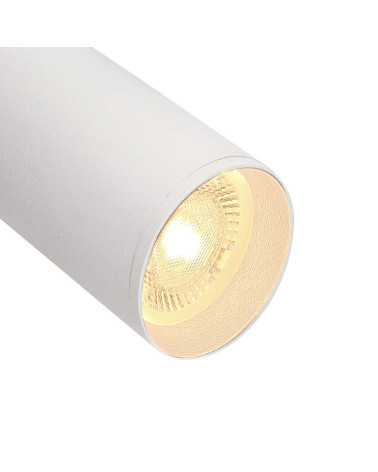 Adjustable wall spotlight for mini GU10 bulb max. 12W LED, in white or black aluminum finish