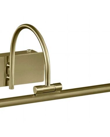 45cm 8W LED picture light wall, aged brass finish and warm light 3000K 619Lm