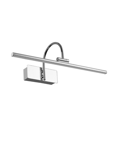 45cm 8W LED picture light wall, chrome finish, warm light 3000K, 619Lm