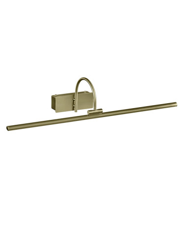 60cm 12W LED picture light wall, aged brass finish and warm light 3000K 908Lm