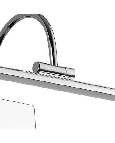 60cm 12W LED picture light wall, chrome finish, warm light 3000K 908Lm