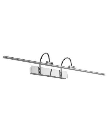 90cm 18W LED picture light wall, chrome finish, warm light 3000K 1257Lm