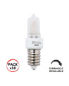 Pack of 50 Halogen bulbs Minican 50W E14 230V dimmable warm light