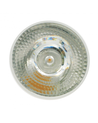 Dicroica LED GU10 7W Ángulo 15º Luz cálida 3000K 450Lm no regulable