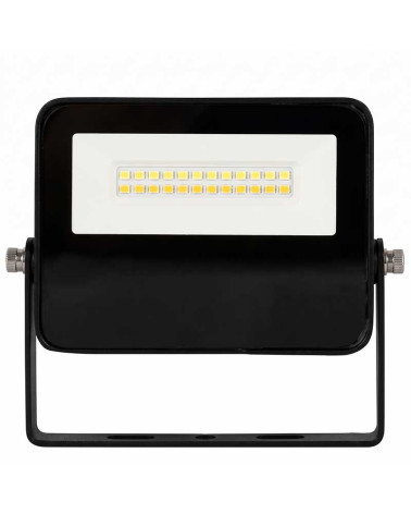 Foco proyector LED 10W Switch CCT 3000K-4000K-5000K para exterior IP65 en acabado blanco, negro o gris