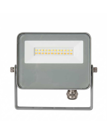10W LED Floodlight with CCT Switch, 3000K-4000K-5000K, for outdoor use, IP65 rated, available in white, black, or gray finish